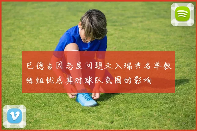 巴德吉因态度问题未入瑞典名单教练组忧虑其对球队氛围的影响